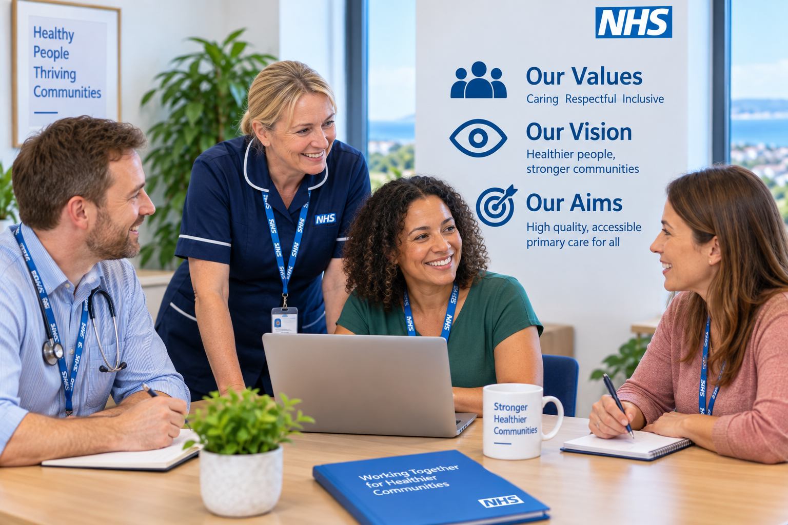 PCN aims, values and vision - team meeting